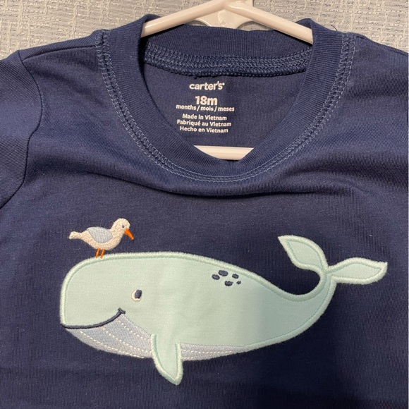 Carter’s 18 month whale romper set NWT - Picture 2 of 8